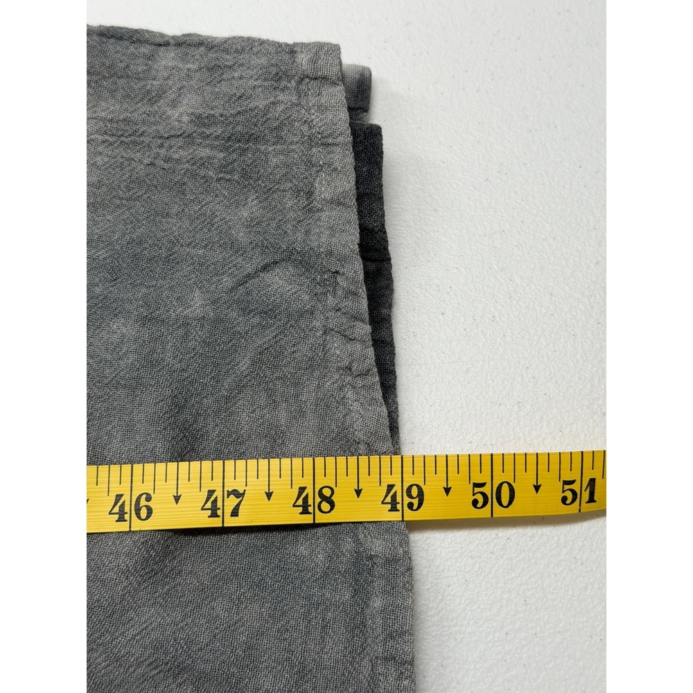 Oh My Gauze Dress Womens 1 Small‎ Medium Gray Sleeveless Midi Gauzy Lagenlook - Picture 10 of 10